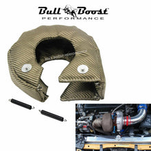 Load image into Gallery viewer, T3 Titanium Fiber Turbo Blanket Heat Shield Barrier Turbocharger Cover Wrap