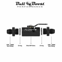 Load image into Gallery viewer, Billet AN6 Shut Off Valve Fuel Shut Cut Off Valve W/ Cable Lever For Fuel Oil US