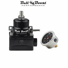 Load image into Gallery viewer, 10-100Psi Fuel Pressure Regulator Motive Gauge EFI Bypass AN6 FPR 6AN Kit
