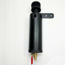 Load image into Gallery viewer, Long 7.5oz 2-Port Oil Catch Can Tank Baffled Separator Racing Aluminum Universal