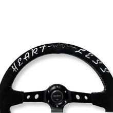 Load image into Gallery viewer, 3"DEEP DISH 6-BOLT STEERING WHEEL BLACK SUEDE FOR Dodge GM Buick Chevy Vehicles
