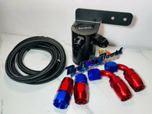 Load image into Gallery viewer, Pro Series Universal Oil Catch Can  2 Port -10AN + Mounting Bracket Kit AN10