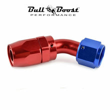 Load image into Gallery viewer, 8 AN 90 Degree Billet Swivel Seal Braided Steel Hose End Fitting Oil/Fuel/Water