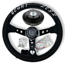 Load image into Gallery viewer, Deep Dish 350mm Steering Wheel + Short Hub Adapter Kit For Mustang Focus Fiesta Mazda
