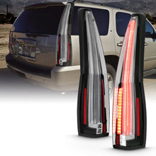 Load image into Gallery viewer, ANZO 2007-2014 Chevrolet TahOE Led Taillights Red/Clear 311297