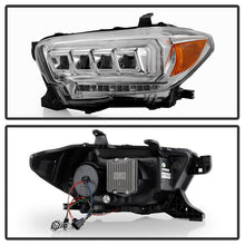 Load image into Gallery viewer, Spyder 16-20 Toyota Tacoma LED Model Only High-Power LED Headlights - Chrome PRO-YD-TT16LEDAP-C 5088383