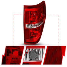 Load image into Gallery viewer, ANZO 2009-2014 Ford F-150 Euro Taillight Red/Clear (W/O Bulb) 311299