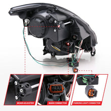 Load image into Gallery viewer, Anzo 2003-2007 Infiniti G35 Projector Headlights w/ Halo Chrome (CCFL)