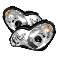 Load image into Gallery viewer, Spyder Mercedes Benz C-Class 01-05 4 DrProjector Headlights Halogen-LED Halo Chrm PRO-YD-MBW203-HL-C 5011268
