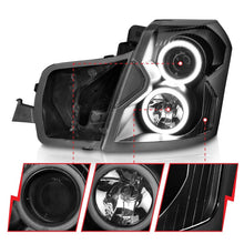 Load image into Gallery viewer, Anzo 2003-2007 Cadillac Cts Projector Headlights w/ Halo Black (CCFL)