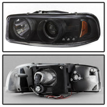 Load image into Gallery viewer, Spyder GMC Sierra 1500/2500/3500 99-06 Projector Headlights LED Halo LED Black PRO-YD-CDE00-HL-BK 5009357