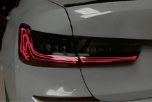 Load image into Gallery viewer, BMW 3 Series G20 G28 Red and Smoked CSL Style Laser Tail Lights (2019-2024)