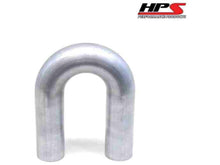Load image into Gallery viewer, HPS Performance Products HPS 2" OD 180 Degree U Bend 6061 Aluminum Elbow Pipe Tubing 16 Gauge w/ 3" CLR