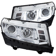 Load image into Gallery viewer, Anzo 2014-2015 Chevrolet Camaro Projector Headlights w/ U-Bar Chrome