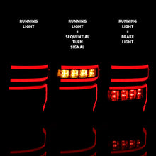 Load image into Gallery viewer, ANZO 2014-2020 Toyota 4Runner T.L Black Housing Smoke Lens Red Light Bar W/Sequential 311312