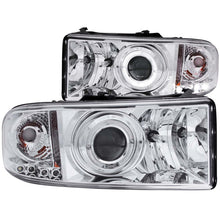 Load image into Gallery viewer, Anzo 1994-2001 Dodge Ram Projector Headlights w/ Halo Chrome