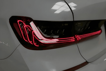 Load image into Gallery viewer, BMW 3 Series G20 G28 Red and Smoked CSL Style Laser Tail Lights (2019-2024)
