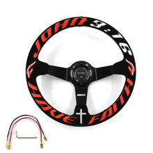 Load image into Gallery viewer, Have Faith Suede Steering Wheel + Hub Adapter Kit For Toyota Corolla, Hilux Pickup