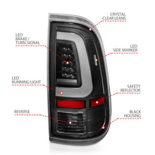 Load image into Gallery viewer, ANZO 2008-2016 Ford F-250 LED Taillights Black Housing Clear Lens (Pair) 311356