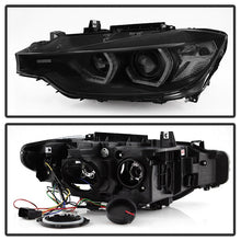 Load image into Gallery viewer, Spyder 12-14 BMW F30 3 Series 4DR Projector Headlights - LED DRL - Blk Smoke PRO-YD-BMWF3012-DRL-BSM 5085047