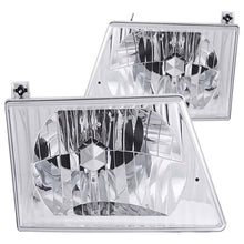 Load image into Gallery viewer, Anzo 1992-2006 Ford Econoline Crystal Headlights Chrome