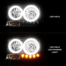 Load image into Gallery viewer, Anzo 1997-2004 Dodge Dakota Crystal Headlights Black 1pc