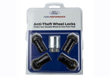 Load image into Gallery viewer, Ford Racing M14 x 1.5 Black Security Lug Nut Kit - Set of 4 M-1A043-A