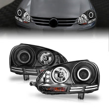 Load image into Gallery viewer, Anzo 2006-2009 Volkswagen Rabbit Projector Headlights w/ Halo Black (CCFL)