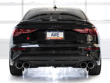 Load image into Gallery viewer, AWE Tuning AWE 22-24 Audi 8Y S3 Touring Edition Exhaust - Chrome Silver Tips 3015-42897