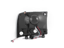Load image into Gallery viewer, Anzo 2000-2004 Ford Excursion Crystal Headlights Black w/ LED 1pc