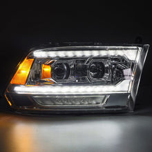 Load image into Gallery viewer, AlphaRex 09-18 Dodge Ram 2500 LUXX LED Proj Headlights Plank Style Chrm w/Activ Light/Seq Signal/DRL 880559 *Discontinued
