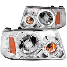 Load image into Gallery viewer, Anzo 2001-2011 Ford Ranger Projector Headlights w/ Halo Chrome (CCFL) 1 pc
