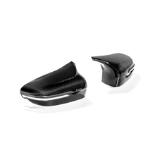 Load image into Gallery viewer, Akrapovic 2018+ BMW M5 (F90) / 2020 BMW M8 (F91/F92) Carbon Fiber Mirror Cap Set - High Gloss WM-BM/CA/3/G