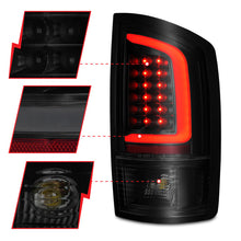 Load image into Gallery viewer, ANZO 2002-2006 Dodge  Ram 1500 LED Tail Lights w/ Light Bar Black Housing Smoke Lens 311369