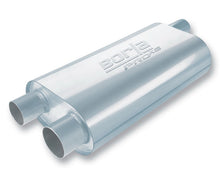 Load image into Gallery viewer, Borla Universal Oval Transverse Single 3in Inlet/2.5in Outlet 19in x 10.25in x 5.5in Turbo Muffler 40474