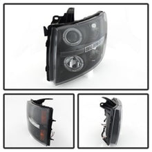 Load image into Gallery viewer, Spyder Chevy Silverado 1500 07-13 Projector Headlights LED Halo LED Blk PRO-YD-CS07-HL-BK 5009494