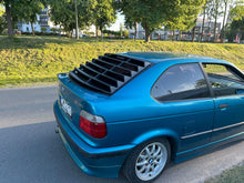 Load image into Gallery viewer, BMW E36 Compact Series 3 Black Back Windshield Louvers (1992 - 1999)