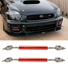 Load image into Gallery viewer, Universal Adjustable 5.5"-8" 2PC Red Bumper Lip Splitter Chin Rod