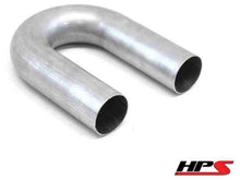 Load image into Gallery viewer, HPS Performance Products HPS 2" OD 180 Degree U Bend 6061 Aluminum Elbow Pipe Tubing 16 Gauge w/ 3" CLR