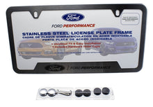 Load image into Gallery viewer, Ford Racing Stainless Steel Ford Performance License Plate Frame M-1828-SS304C
