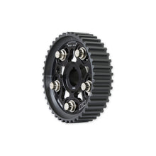 Load image into Gallery viewer, AEM Electronics Tru-Time Cam Gear Black 5-Bolt Honda H22A1 &amp; H22A4