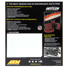 Load image into Gallery viewer, AEM Induction 15-17 Nissan NP300 2.3L DryFlow Air Filter 28-30059