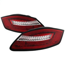 Load image into Gallery viewer, Spyder Porsche 987 Cayman 06-08 / Boxster 05-08 LED Tail Lights - Red Clear ALT-YD-P98705-LED-RC 5083173