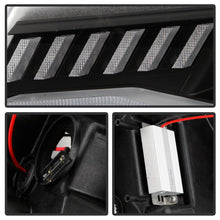 Load image into Gallery viewer, Spyder Chevy Camaro 16-18 Halogen Model Projector Headlights Black PRO-YD-CCAM16HALSI-SEQ-BK 5087331
