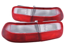 Load image into Gallery viewer, Anzo 1992-1995 Honda Civic Tail lights Red/Clear - OEM