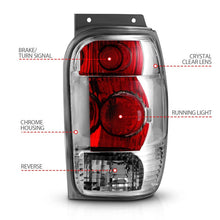 Load image into Gallery viewer, Anzo FORD EXPLORER 98-01 / MOUNTAINEER 98-01 TAIL LIGHTS CHROME