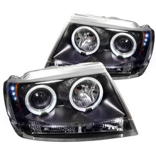 Load image into Gallery viewer, Spyder Jeep Grand Cherokee 99-04 Projector Headlights LED Halo LED Blk - PRO-YD-JGC99-HL-BK 5011145