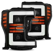 Load image into Gallery viewer, AlphaRex 17-19 Ford F-250 SD PRO-Series Proj Headlight Plnk Style Matte Blk w/Activ Light/Seq Signal 880106 *Discontinued