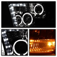 Load image into Gallery viewer, Spyder Dodge Ram 1500 09-14 10-14 Projector Headlights Halogen- LED Halo LED- Smke PRO-YD-DR09-HL-SM 5010056