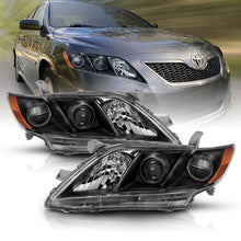 Load image into Gallery viewer, ANZO 2007-2011 Toyota Camry Projector Headlight Black Amber 121539